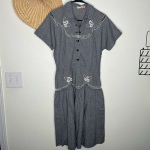 Vickey Vaughn Junior Vintage Western Dress